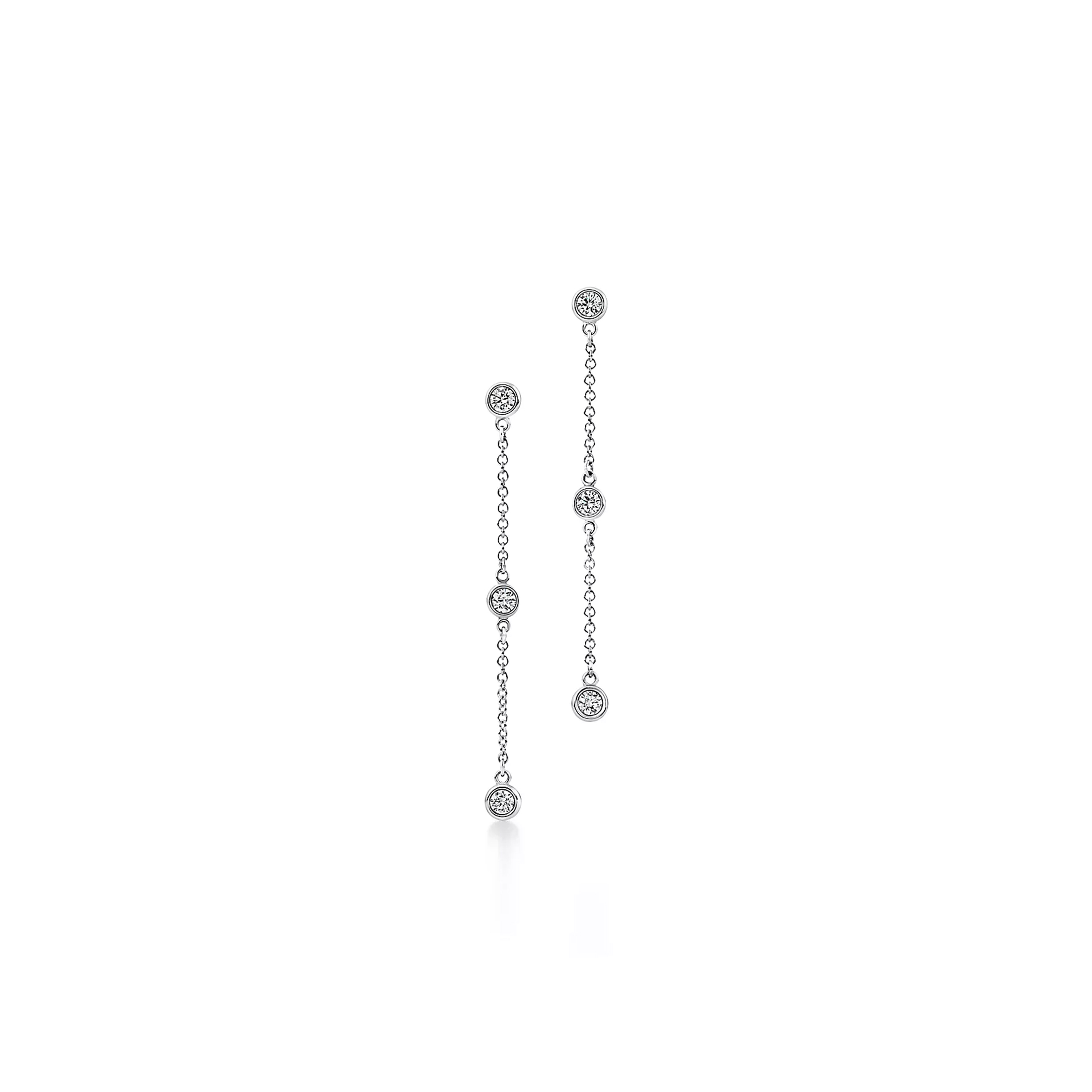TIFFANY ELSA PERETTI® DIAMONDS BY THE YARD® DROP EARRINGS 60141894 TIFFANY ELSA PERETTI® DIAMONDS BY THE YARD® DROP EARRINGS 60141894